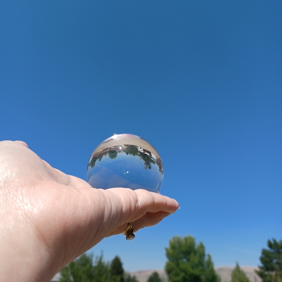 Crystal Clear Glass Sphere Crystal Ball 2 inch - Picture 1 of 6